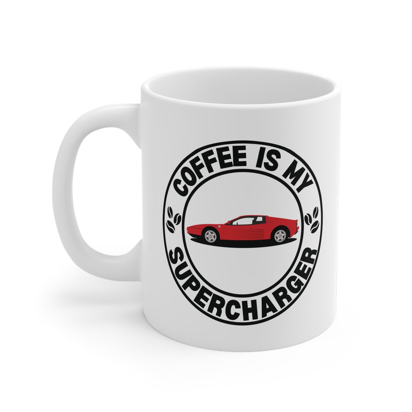 Coffee Is My Supercharger Mug